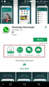 fake whatsapp app